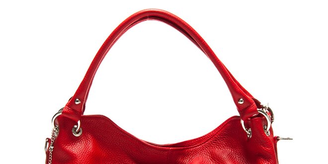 Dámska červená kabelka s dvomi ušami Roberta Minelli