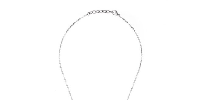 Dámsky náhrdelník s čiernym príveskom Ceramic Line