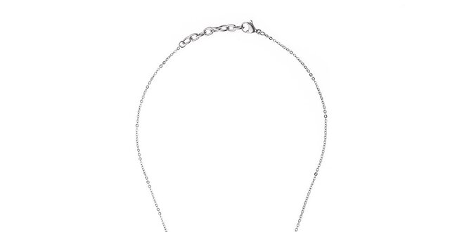 Dámsky náhrdelník s príveskom v bielej farbe Ceramic Line