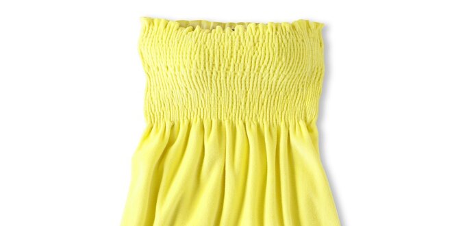 Dámske kanárikovo žlté šaty Brunotti