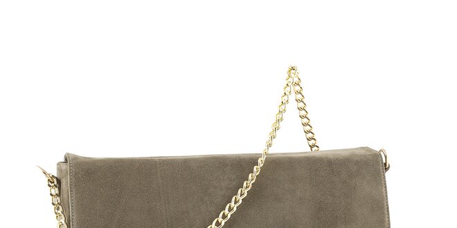 Dámska kožená kabelka so zlatou retiazkou Tina Panicucci
