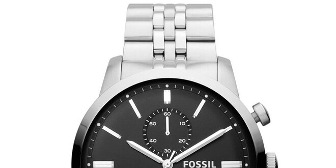 Pánske oceľové hodinky Fossil s chronografom