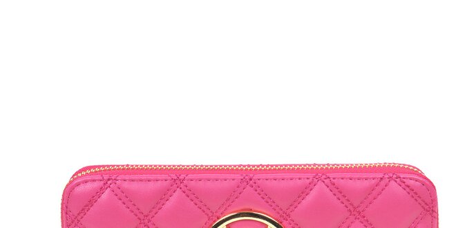Dámska prešívaná peňaženka v ružovej farbe Giorgio di Mare