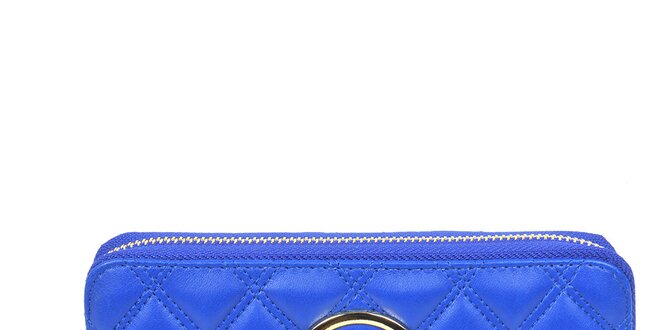 Dámska prešívaná peňaženka v modrej farbe Giorgio di Mare