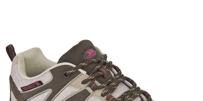 Dámske ružovo-hnedé športové topánky Trespass