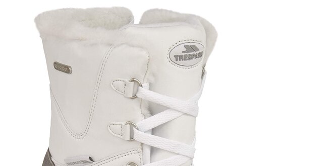Dámske biele zimné topánky Trespass