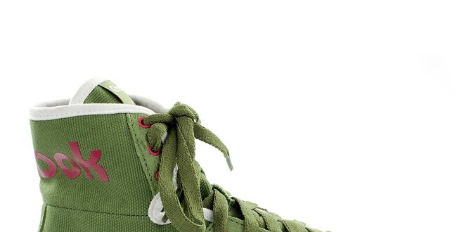 Dámske zelené členkové topánky Reebok