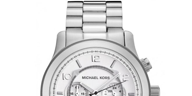Pánske hodinky z nerezovej ocele v striebornej farbe Michael Kors