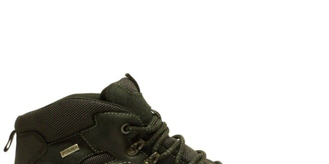 Pánske členkové čierne trekové topánky na zimu Numero Uno