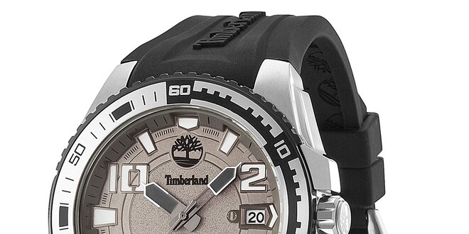 Pánske hodinky s čiernym remienkom Timberland