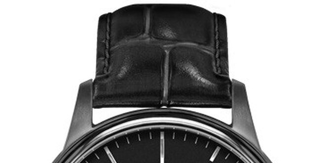 Pánske hodinky Premier čierne s dátumom