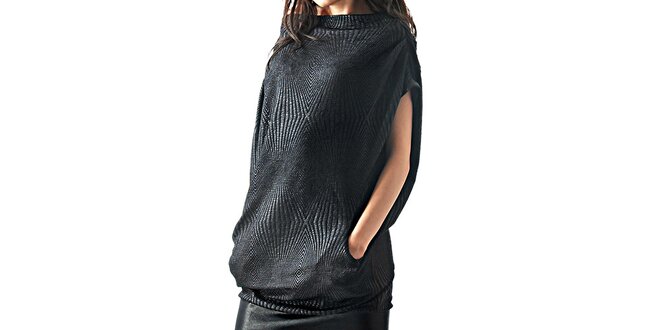Dámsky lesklý oversized sveter Female Fashion