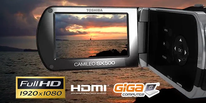 Digitálna FullHD videokamera Toshiba Camileo SX500