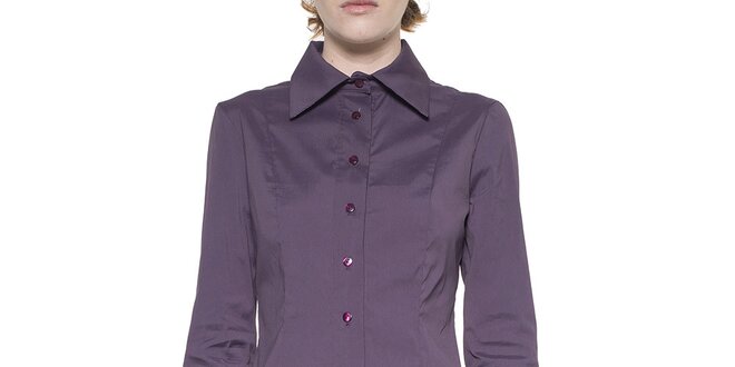 Dámska fialová cípová košeľa Gene