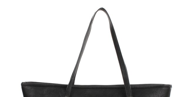 Dámska čierna kabelka s dlhými popruhmi Kangol
