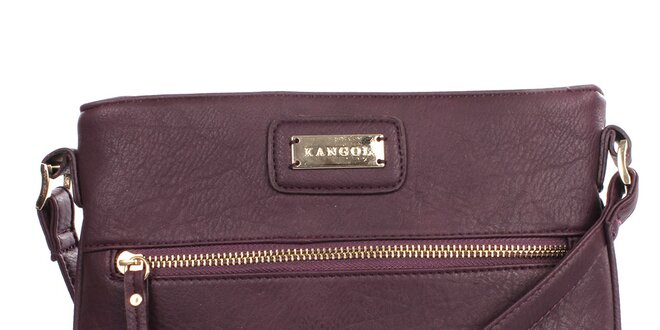 Dámska fialová menšia kabelka cez rameno Kangol