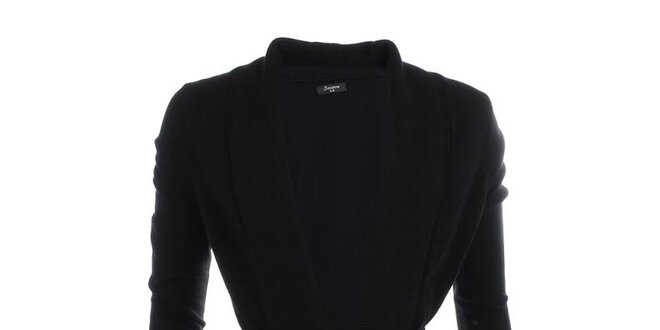 Dámsky dlhší sveter v čiernej farbe Smiton