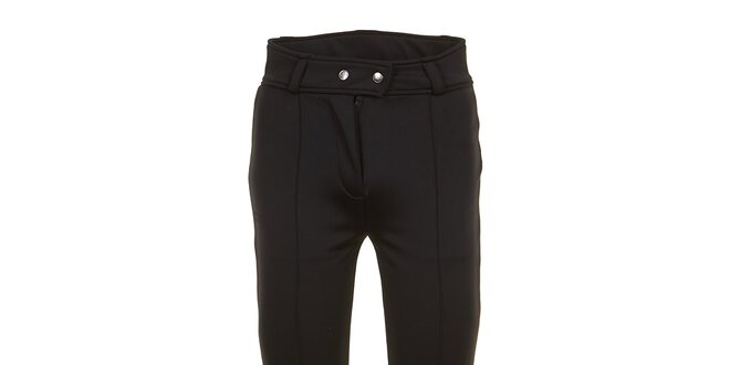Dámske lyžiarske softshellové nohavice v čiernej farbe E2ko