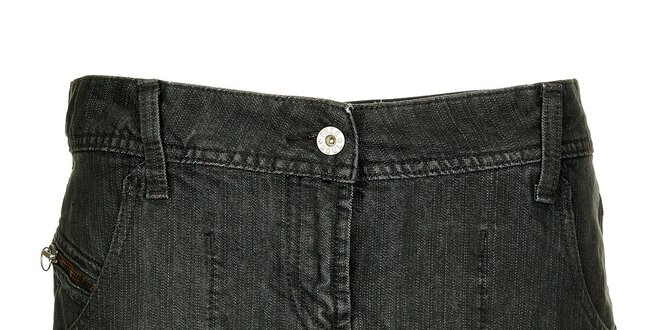 Dámska modro šedá džínsová minisukňa Freesoul
