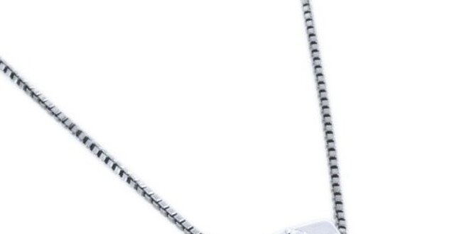 Dámsky náhrdelník s obdĺžnikovým príveskom Thierry Mugler