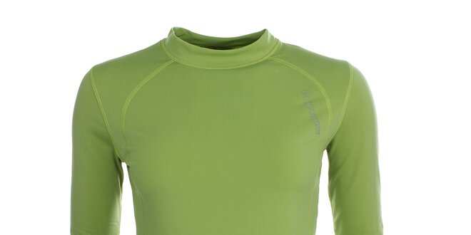 Dámske zelené funkčné tričko s dlhými rukávmi Trimm