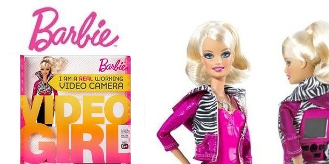 Skvelý darček pre malú slečnu - Barbie s videokamerou
