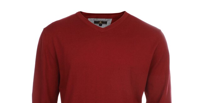 Pánsky červený sveter Loram