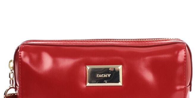 Dámska červená kozmetická taštička DKNY
