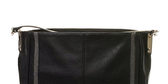 Dámska čierna kabelka s jedným pútkom Sisley