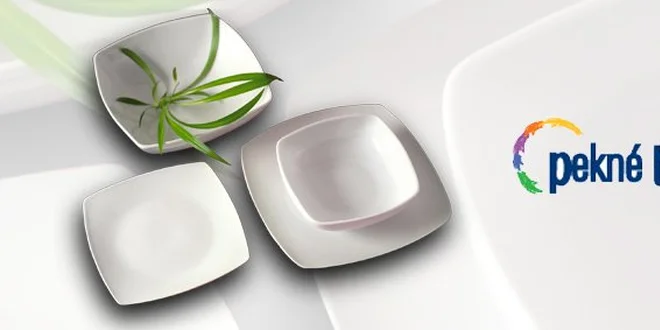49,90 eur za 19-dielnu porcelánovú jedálenskú súpravu FUNKY so zľavou 31 %!