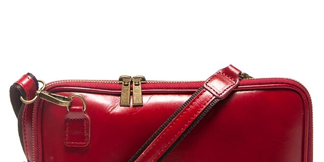 Dámska červená kabelka Mangotti
