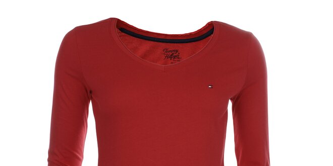 Dámske červené tričko Tommy Hilfiger