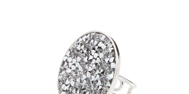Dámsky prsteň s kryštálikmi Laura Bruni