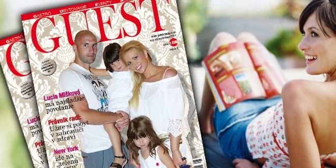 6 eur za ročné predplatné prestížneho magazínu GUEST s 50% zľavou!