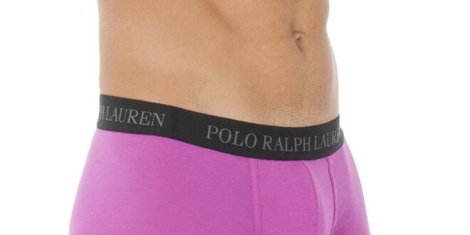 Pánske fialové boxerky Polo Ralph Lauren