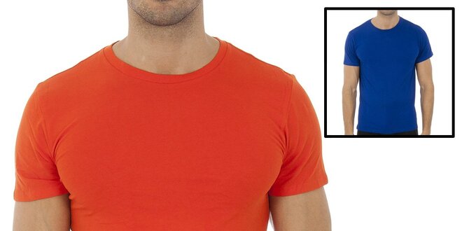 Set dvoch pánskych triček Polo Ralp Lauren - červené a modré