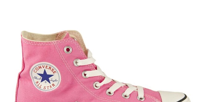 Ružové kotníkové tenisky Converse