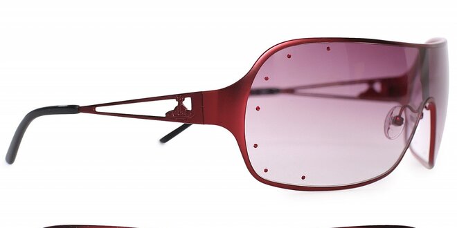 Dámske červené kovové slnečné okuliare Vivienne Westwood