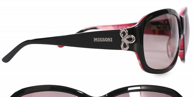 Dámske čierno-ružové slnečné okuliare Missoni