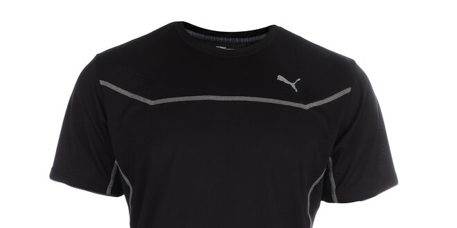 Pánske čierne funkčné tričko Puma