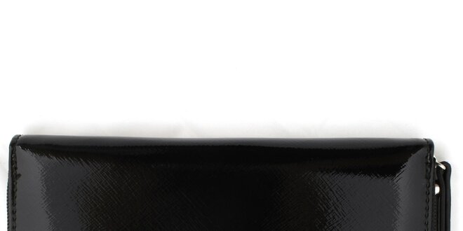 Dámska čierna peňaženka so zipsovým zapínaním United Colors of Benetton