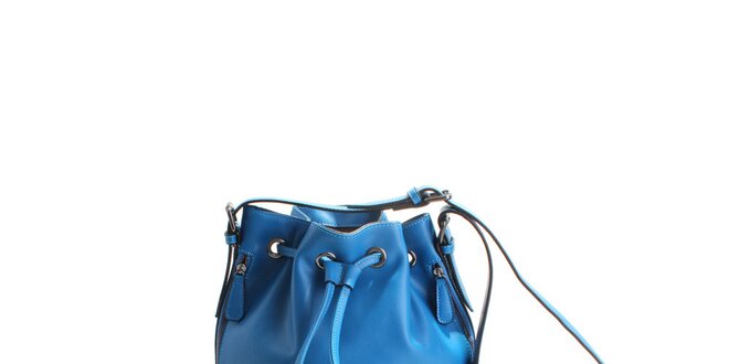Dámska žiarivo modrá kožená kabelka Belle&Bloom