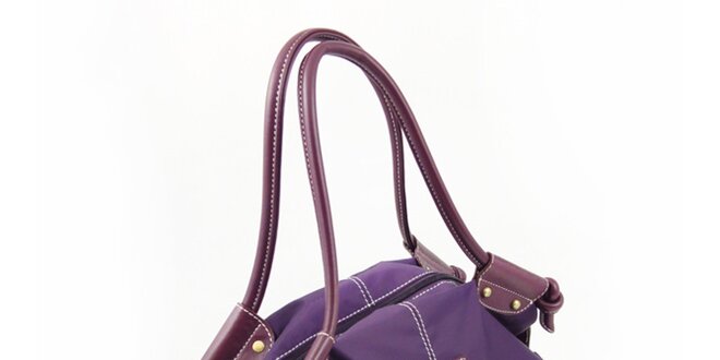 Dámska fialová nylonová kabelka Hippyssidy