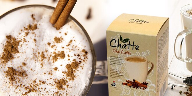 Mliečny nápoj Chatte® – Chai Latte (30x24 g)