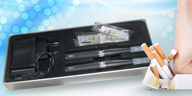 Dve elektronické cigarety eGO-C alebo eGo-F