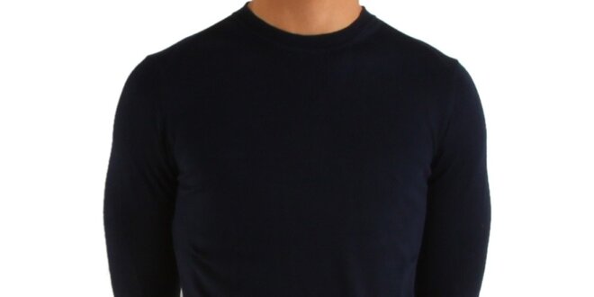 Pánsky tmavo modrý sveter Calvin Klein