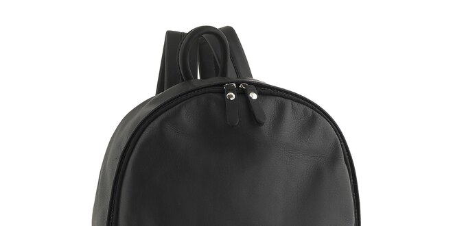 Dámsky čierny kožený ruksak Ore 10