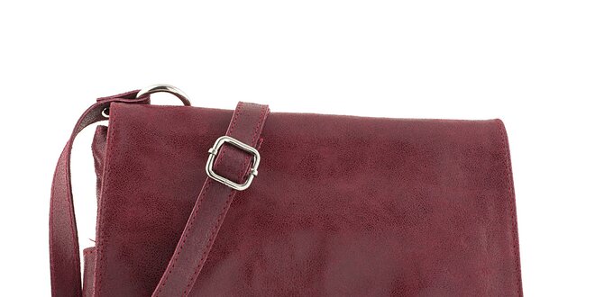 Dámska červená kabelka s vreckami Ore 10