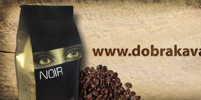 2 kg kvalitnej zrnkovej kávy Café NOIR