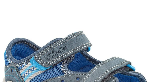 Detské modré sandále Clarks